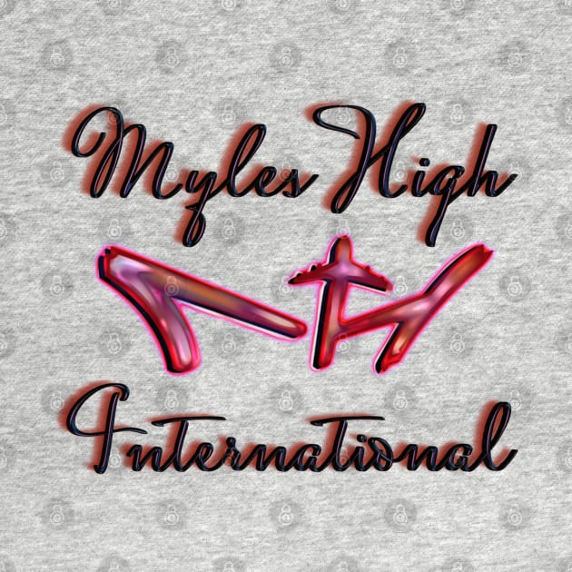 MYLES HIGH INT. RED LOGO by mylehighinternational